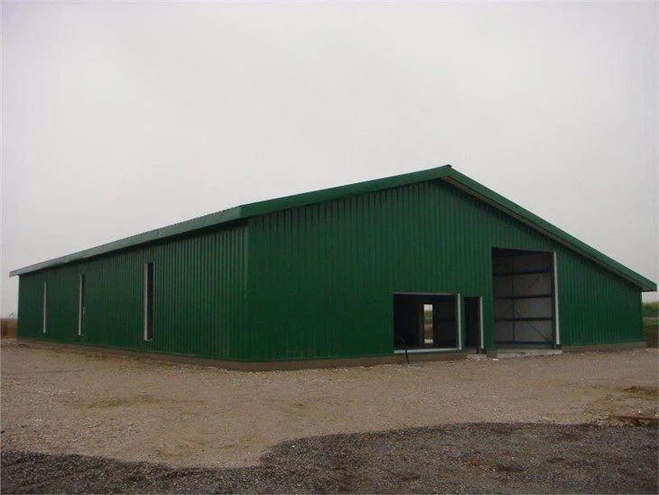 steel frame warehouse construction